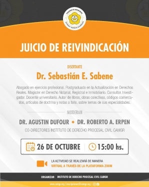 JUICIO DE REIVINDICACION